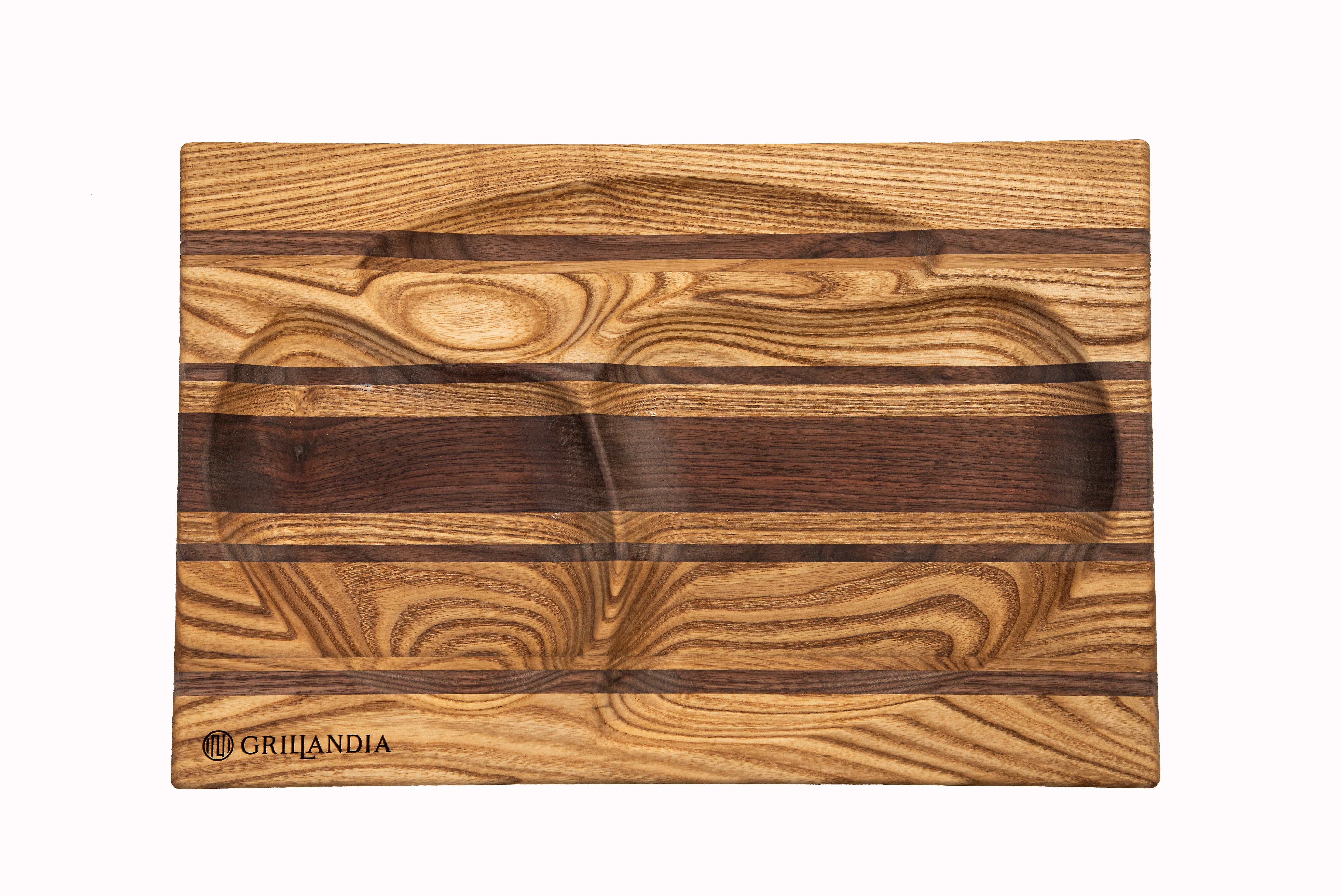 Grillandia Cutting Board & Serving Tray Outdoor Kitchen Accessory — Dual-Function Prep Surface