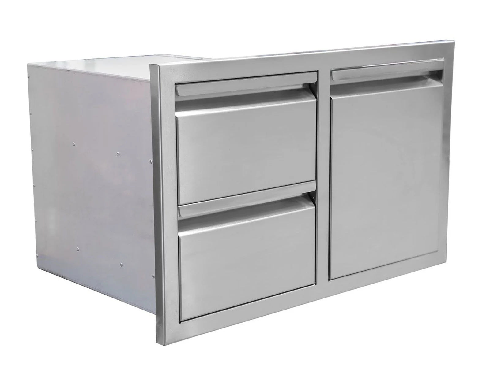 Videl - Signature Outdoor Kitchen Equipment Package IV – 36" Grill, Griddle, Side Burner & Full Storage