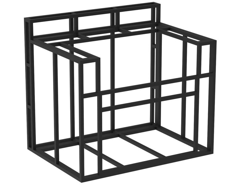 Videl - KD Island Frame with Backsplash