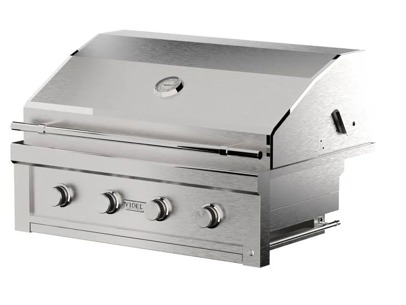 Videl - Signature Outdoor Kitchen Equipment Package III – 36" Grill, Griddle, Drawers, Doors and 9 Ft Frame