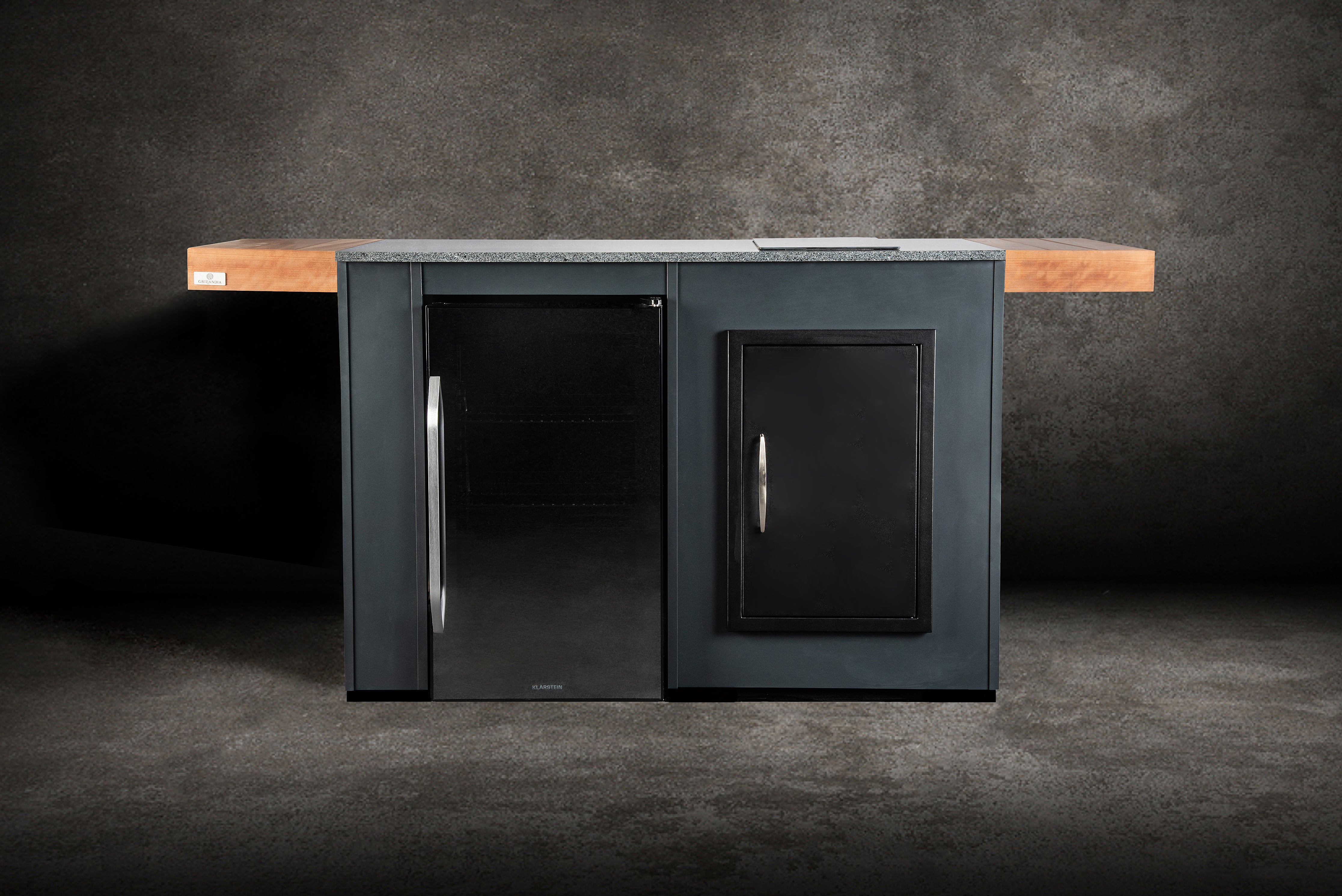 Grillandia Baby Bird Compact Outdoor Kitchen with Drink Cooler & Electric Hob