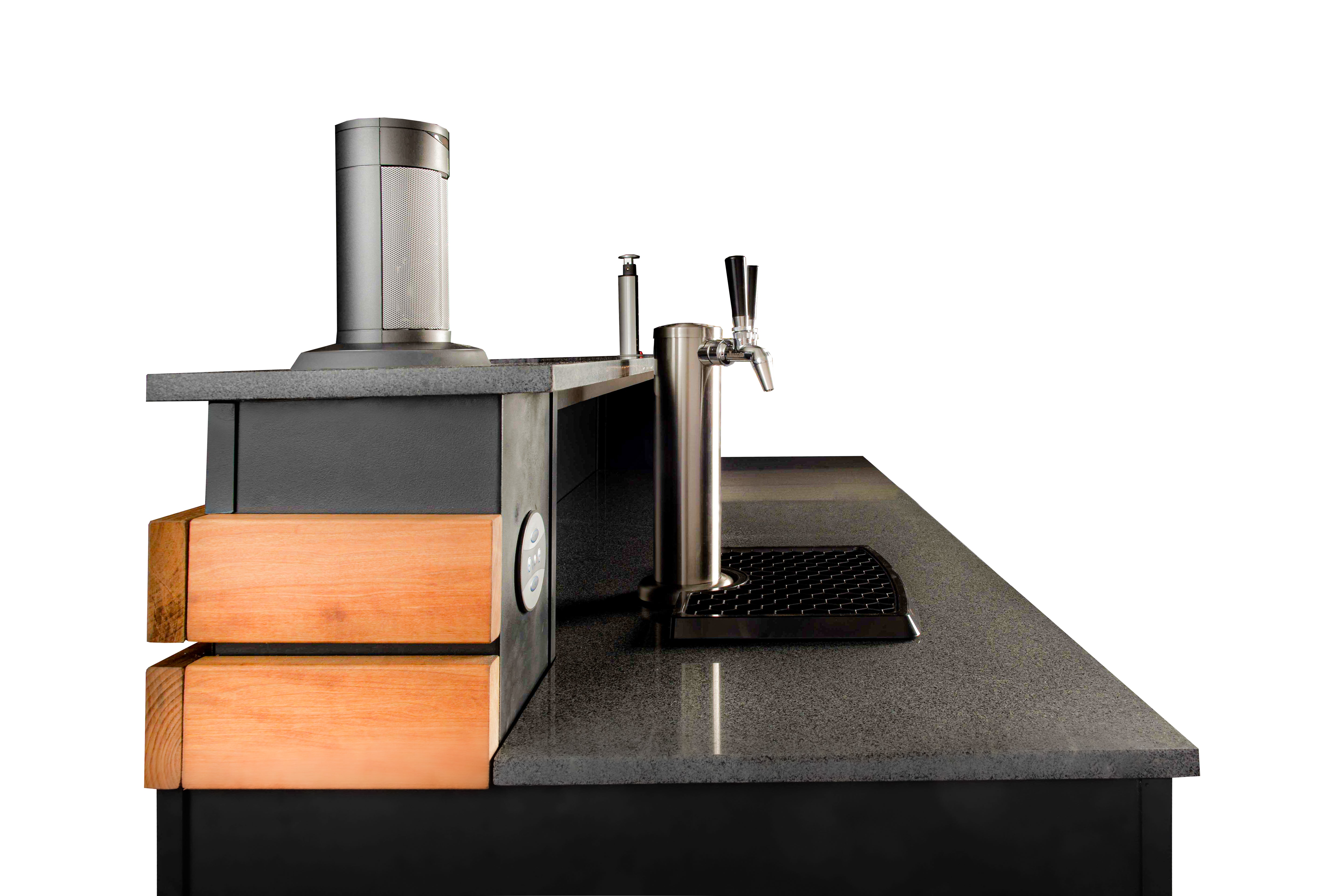 Grillandia Drink Center Unit Outdoor Kitchen Module with Integrated Cooler & Ice Bucket