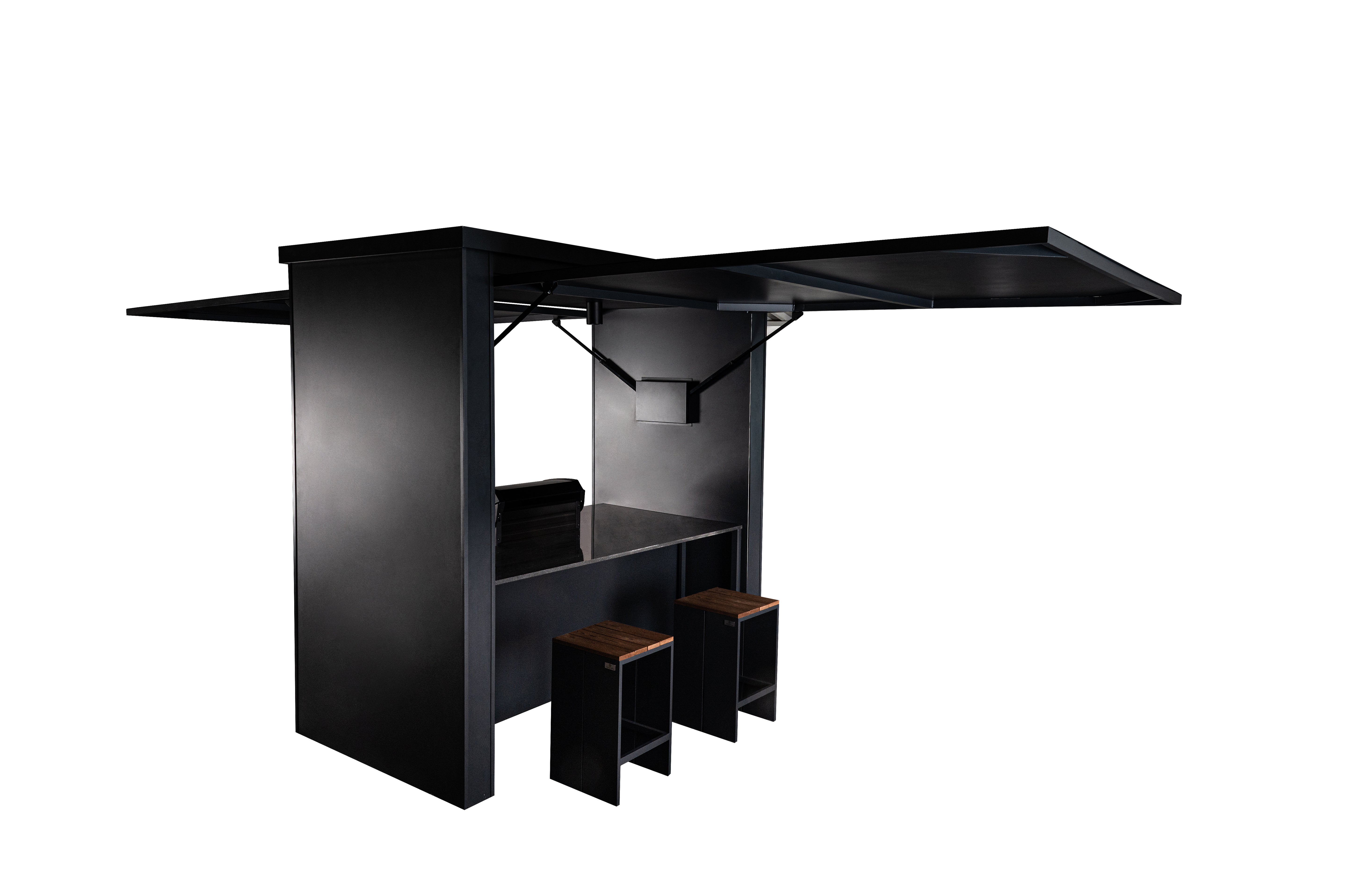 Grillandia Dual Multi Cabana Outdoor Kitchen – Covered Dual Cooking & Prep Station