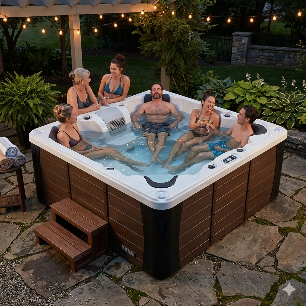 Liberty Spa LYS7000 Luxury 240V 7 Person Spa