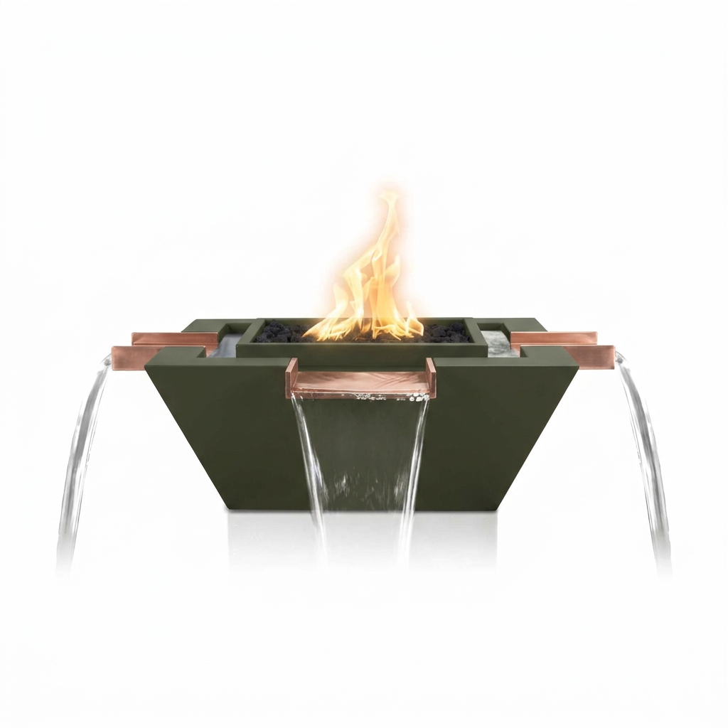 Maya 4-Way Spill bowl in Olive Green