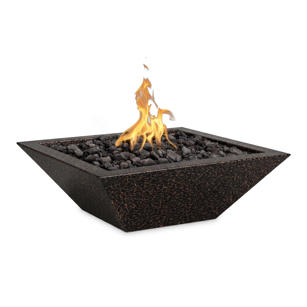 Maya Fire Bowl in Copper Vein