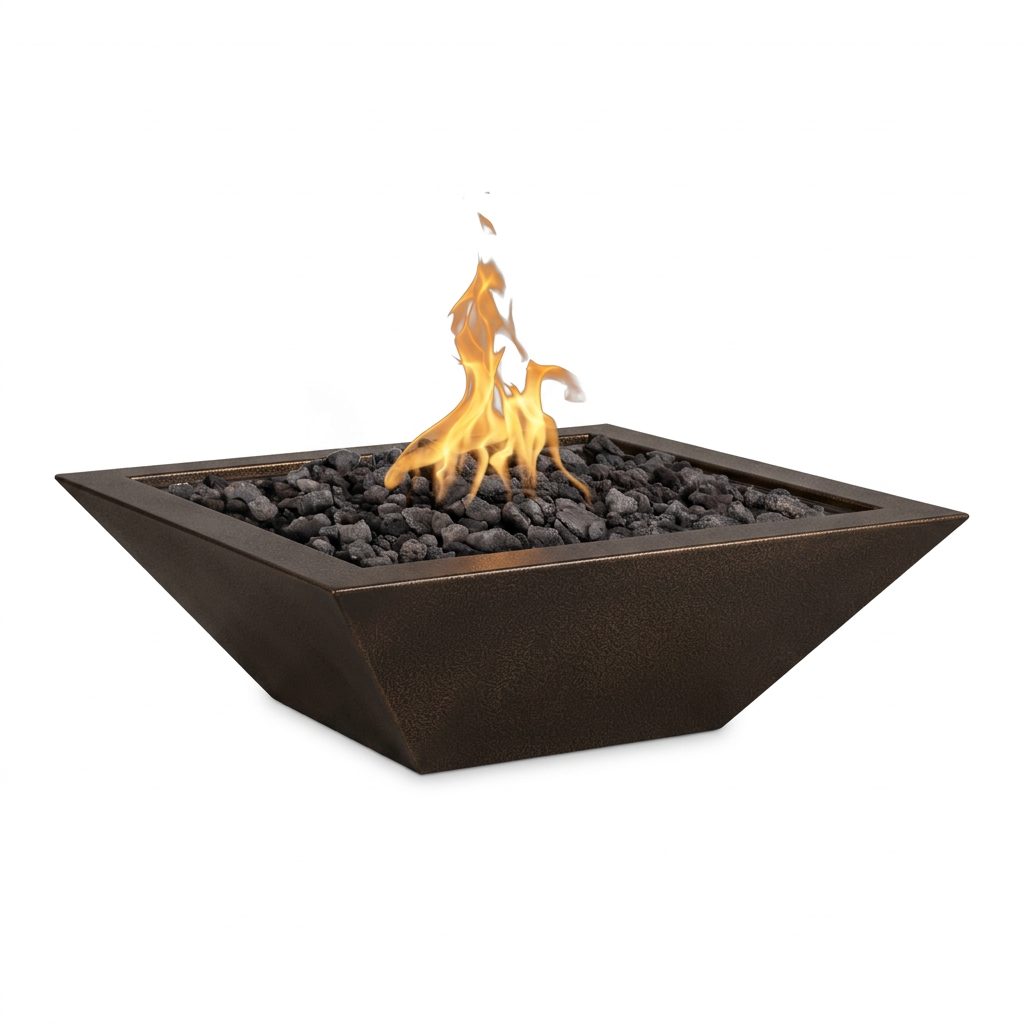 Maya Fire Bowl in Empire Bronze