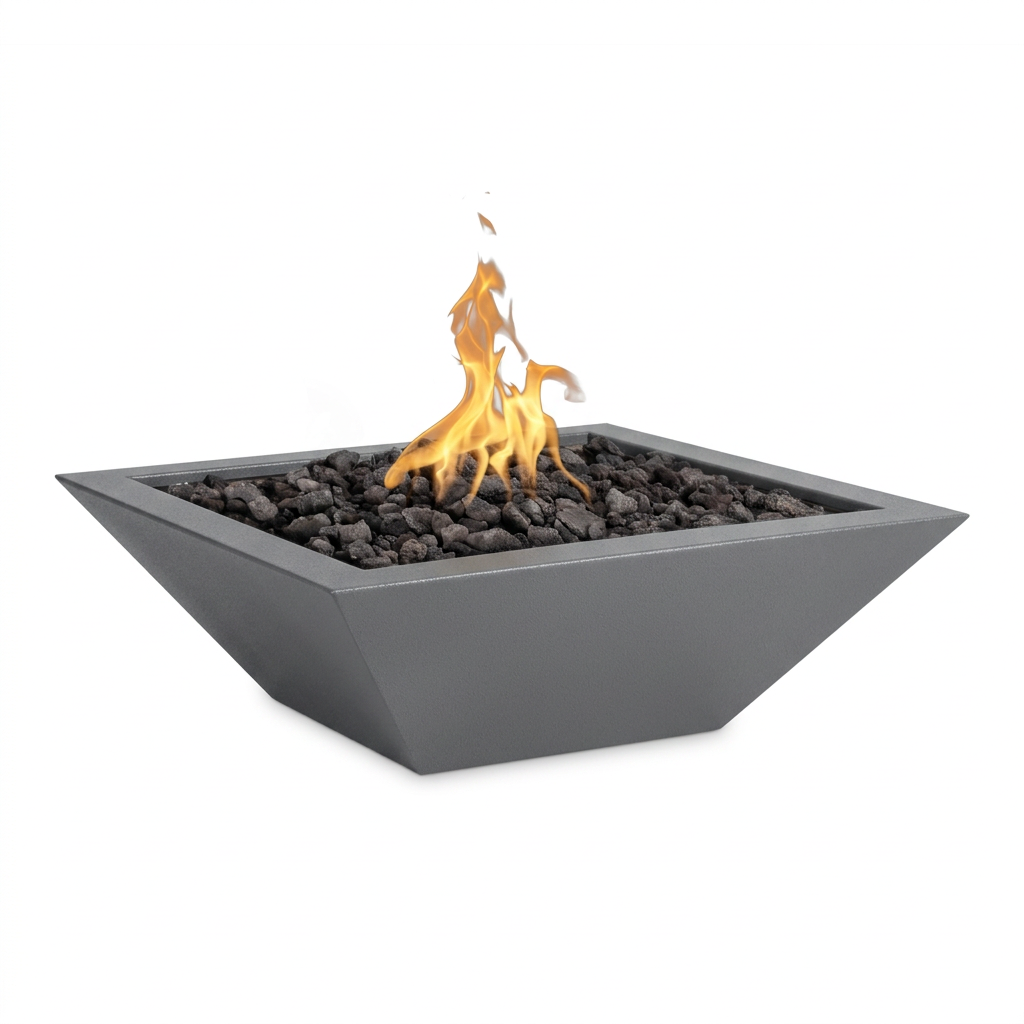 Maya Fire Bowl in Grey