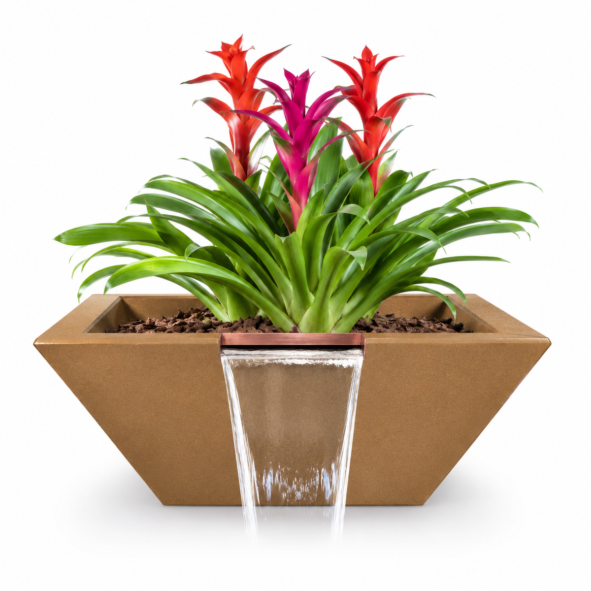 The Outdoor Plus Maya GFRC Planter & Water Bowl