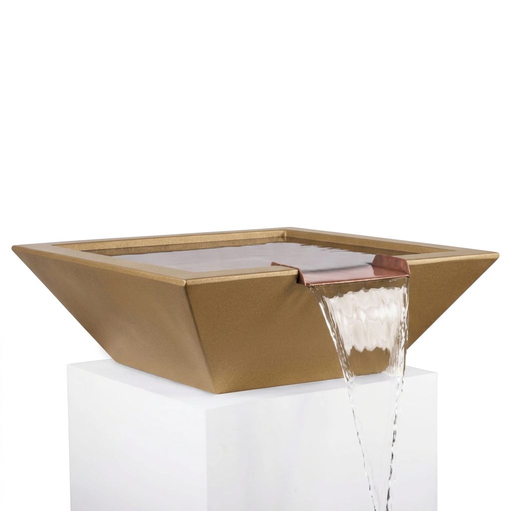 The Outdoor Plus Maya GFRC Water Bowl