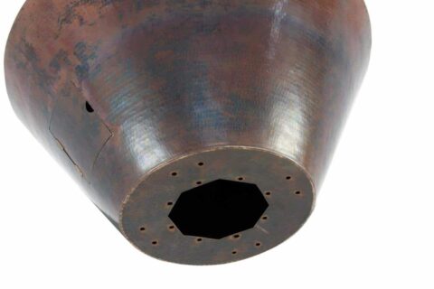 HPC - 32" Mesa Hammered Copper Gas Fire Bowl