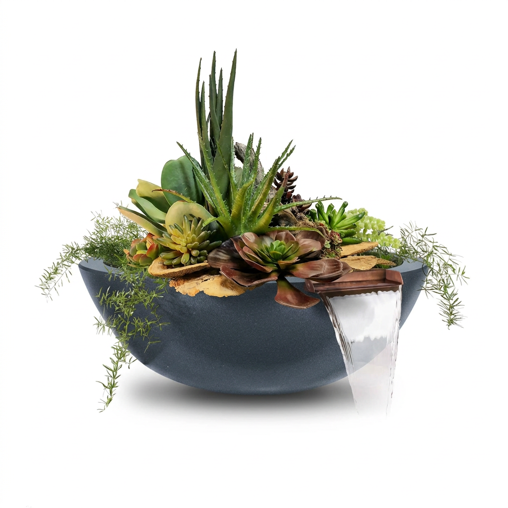 Metallic Slate bowl