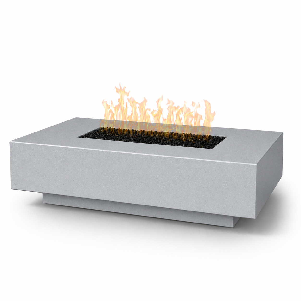 The Outdoor Plus Cabo 90" Linear Fire Pit - GFRC Concrete