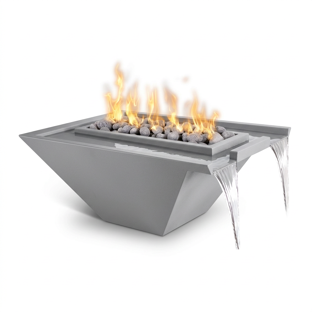 Nile Fire & Water Bowl in Rock Gray