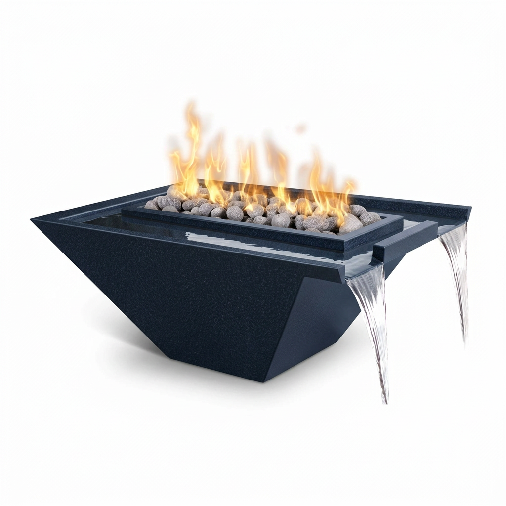 Nile Fire & Water Bowl in Sapphire Blue