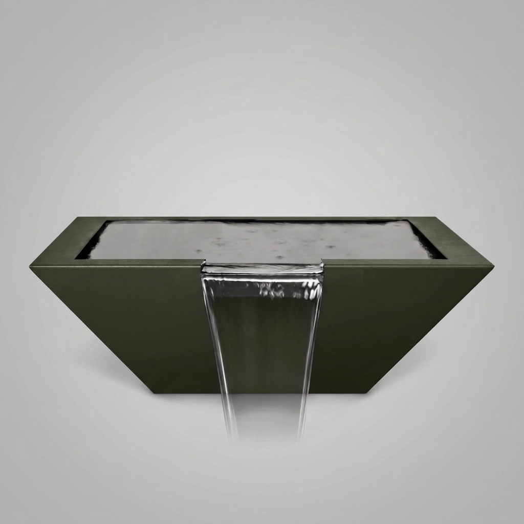 Maya water bowl in Olive Green