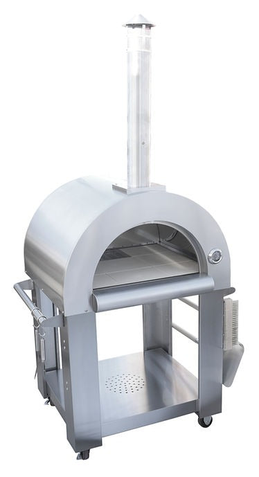 Kokomo 32” Wood Fired Stainless Steel Pizza Oven | KO-PIZZAOVEN