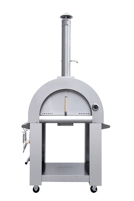 Kokomo 32” Wood Fired Stainless Steel Pizza Oven | KO-PIZZAOVEN