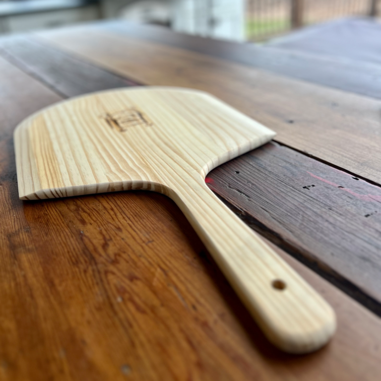 HPC - 12X14" Wooden Pizza Paddle w/8" Handle