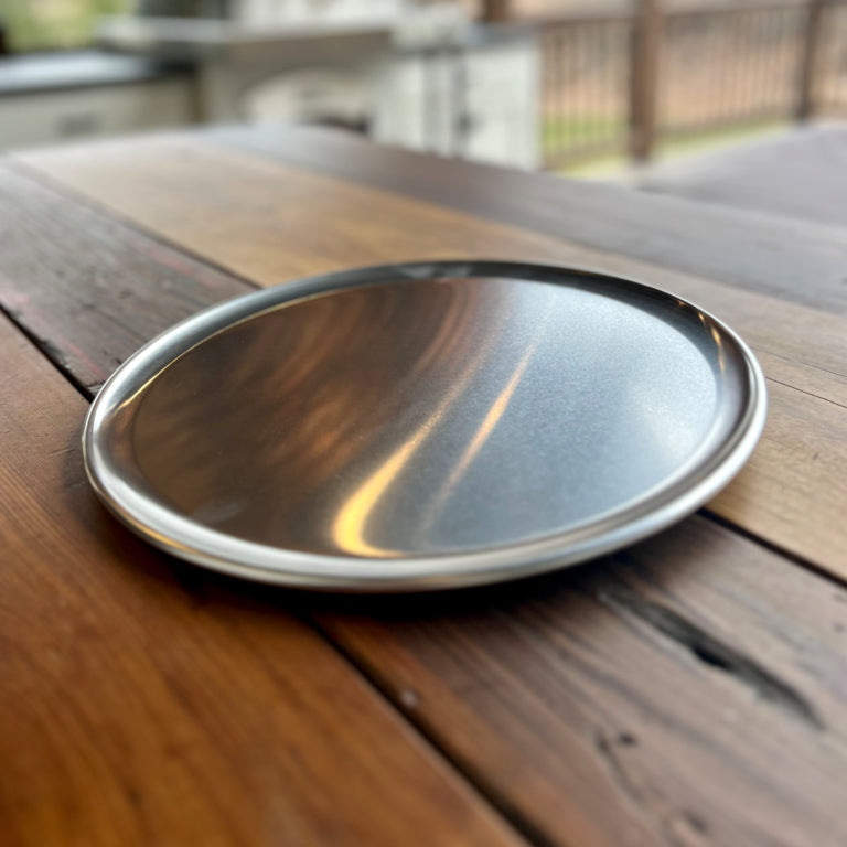 HPC - 12" Wide Rim Aluminum Pizza Pan