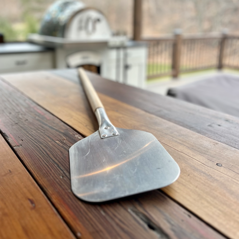 HPC - Aluminum Pizza Peel - 9"x11" w/38" Wood Handle