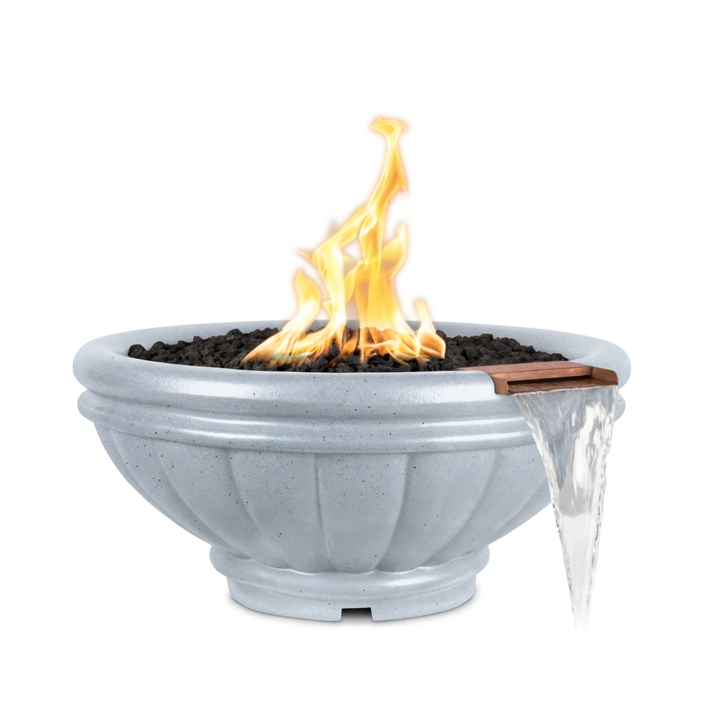 Roma bowl in Metallic Silver