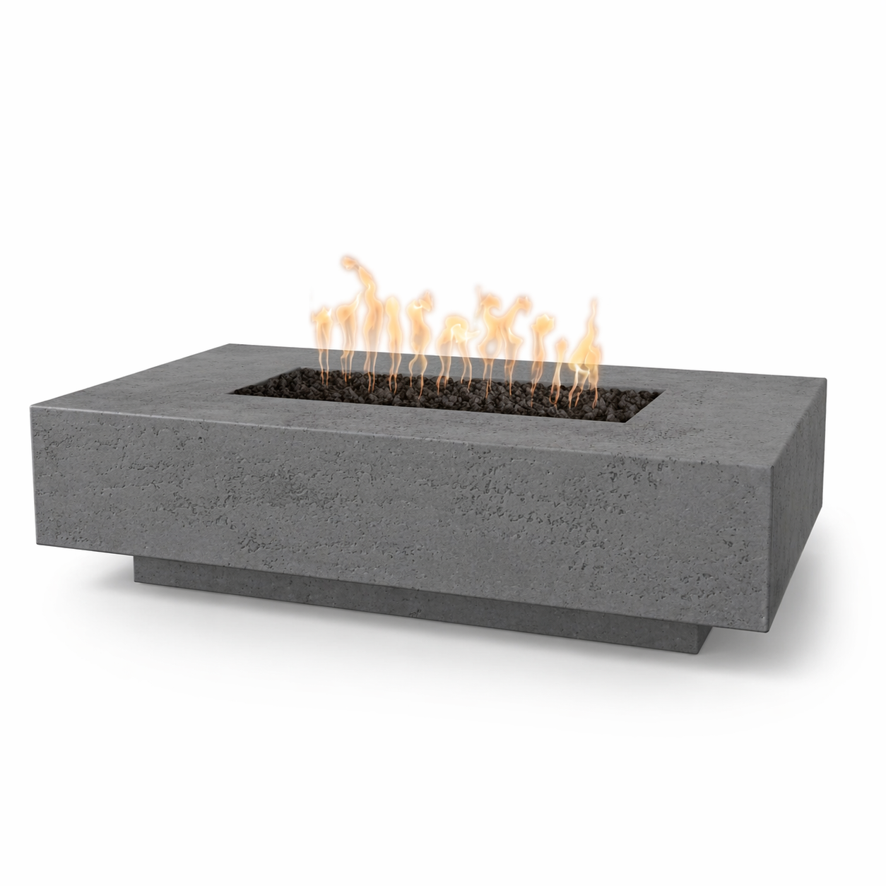 The Outdoor Plus Cabo 90" Linear Fire Pit - GFRC Concrete