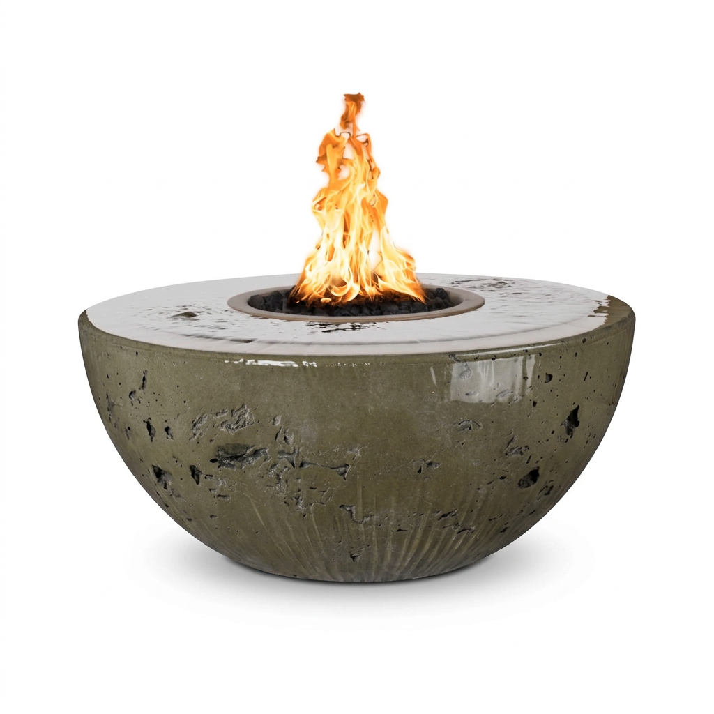 Sedona 360° Spill bowl in Rustic Moss Stone