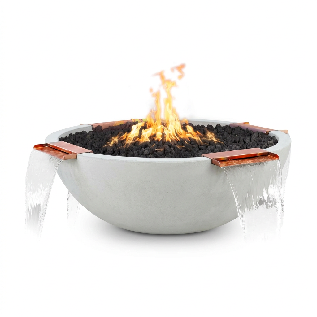 Sedona 4 Way Spill bowl in Limestone