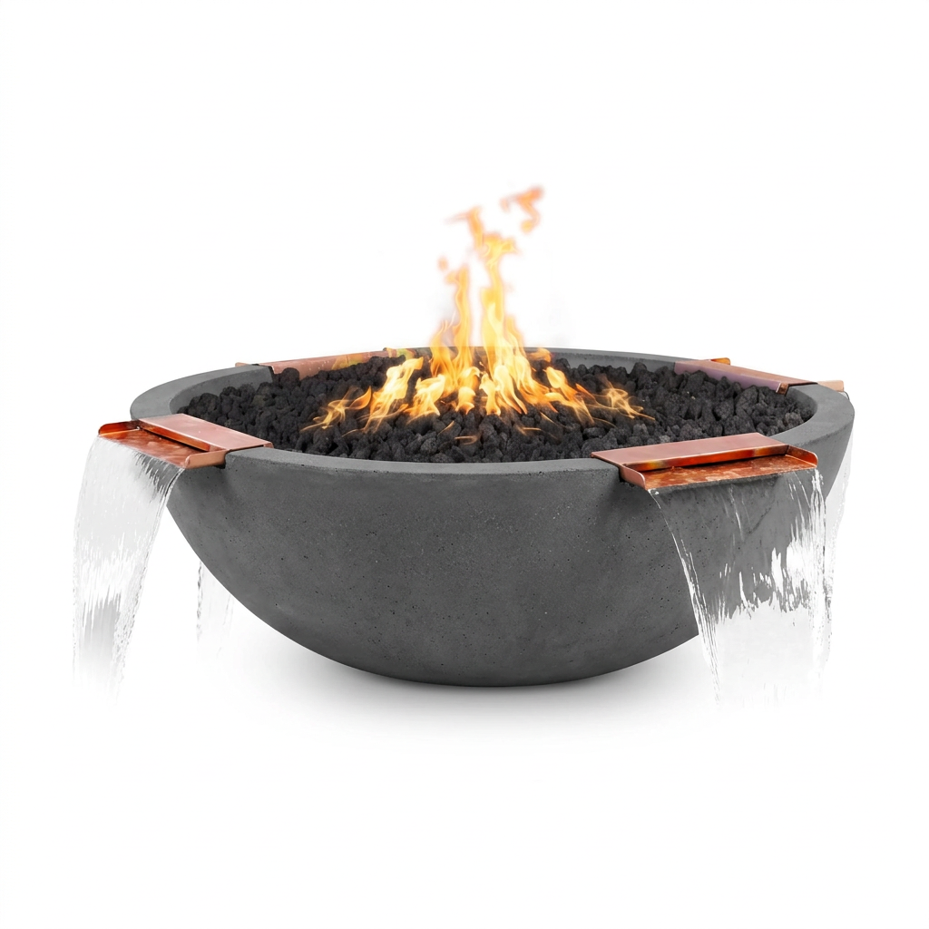 Sedona 4 Way Spill bowl in Natural Grey
