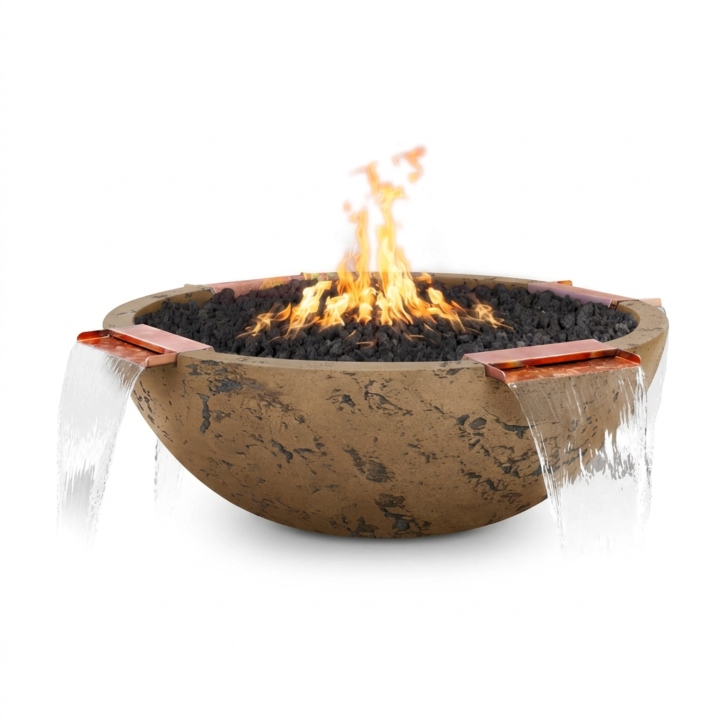 Sedona 4 Way Spill bowl in Rustic Coffee