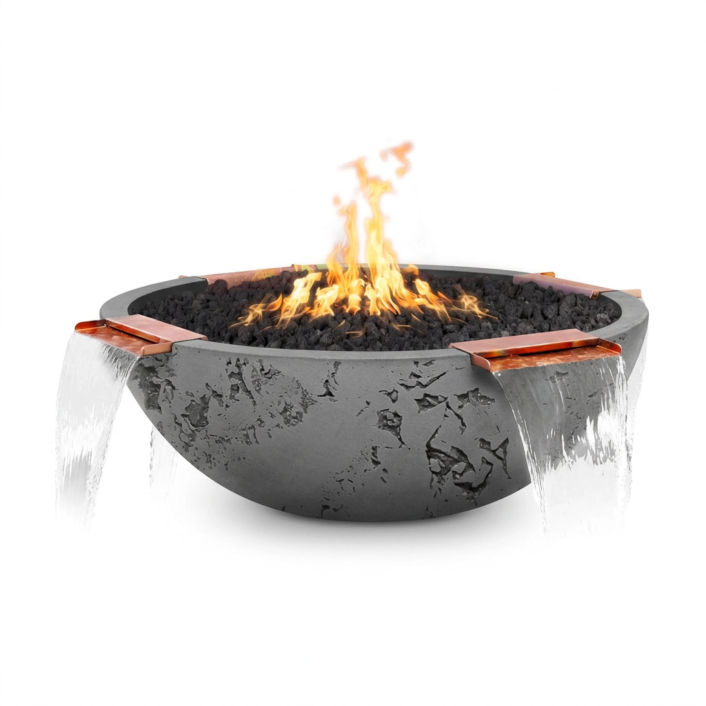 Sedona 4 Way Spill bowl in Rustic Grey