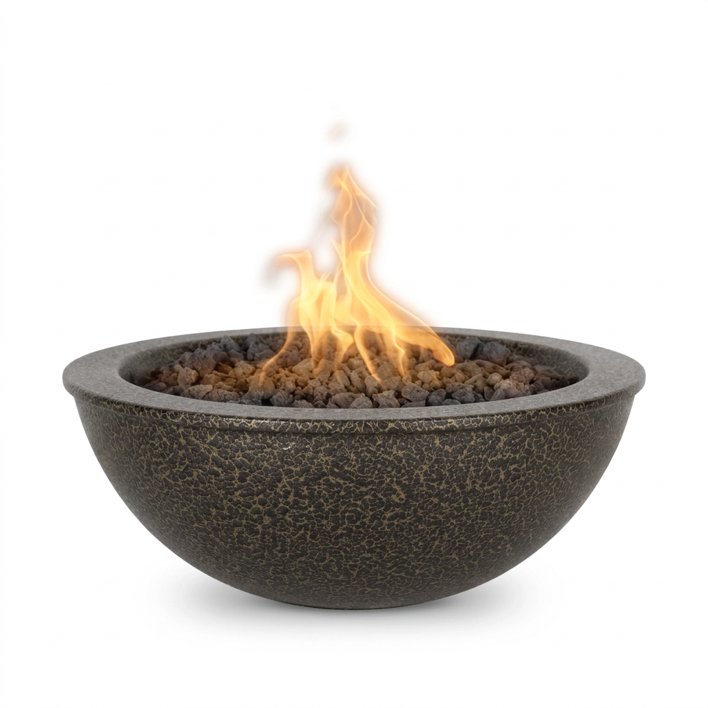 Sedona Fire Bowl in Gold Vein
