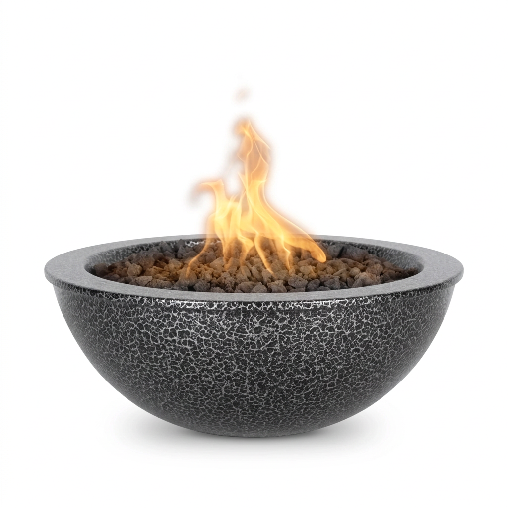 Sedona Fire Bowl in Silver Vein