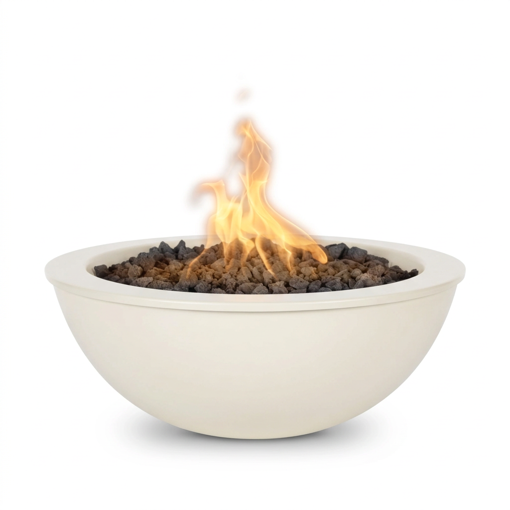 Sedona Fire Bowl in Soft White