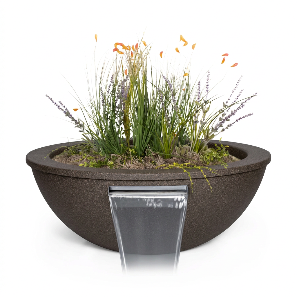 Sedona Planter & Water Bowl in Java