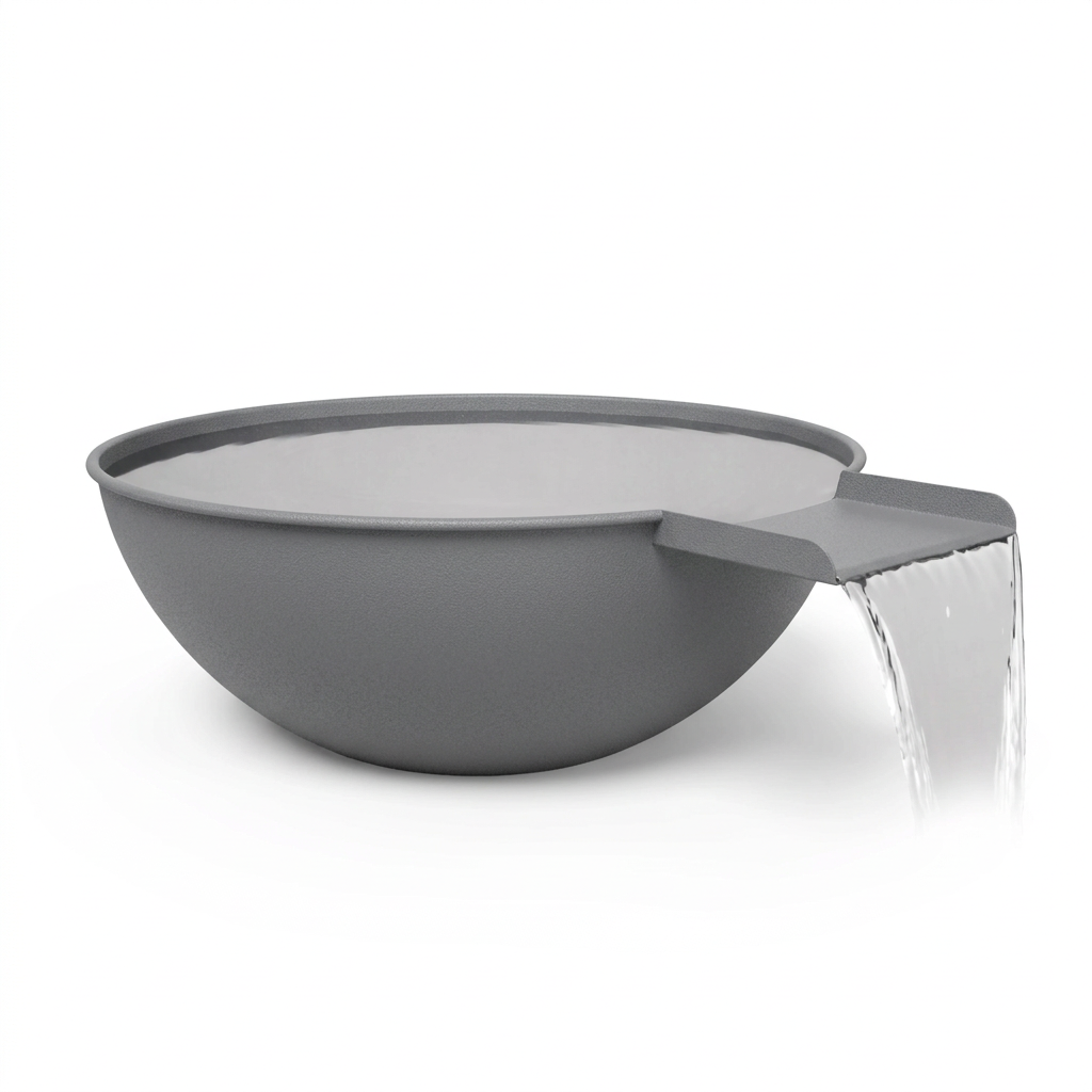 Sedona water bowl in Gray
