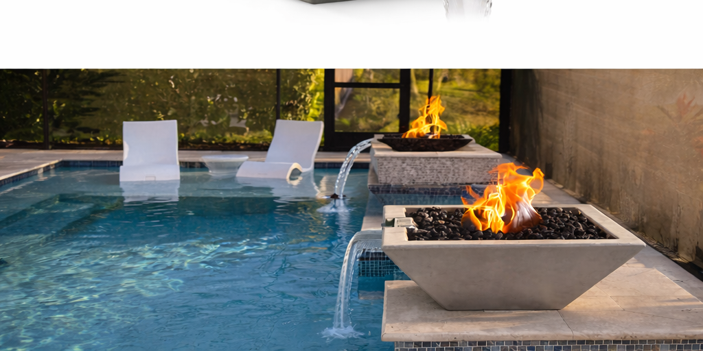 The Outdoor Plus - Maya GFRC Fire & Water Bowl - Ash