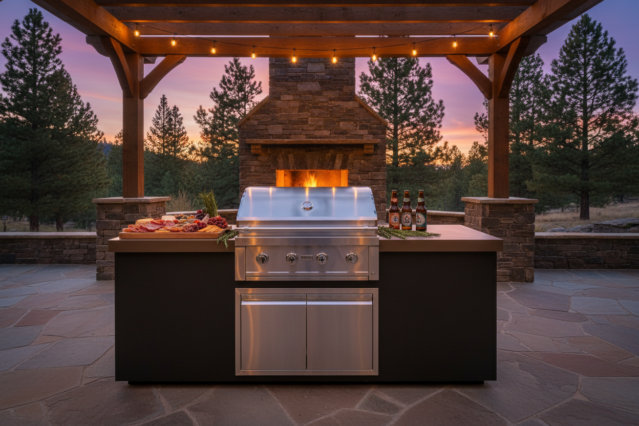 Videl USA 72" Alta I Complete BBQ Island
