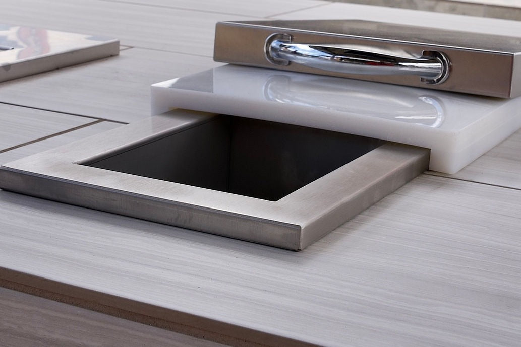 Kokomo Trash Chute and Cutting Board | KO-TRSCH