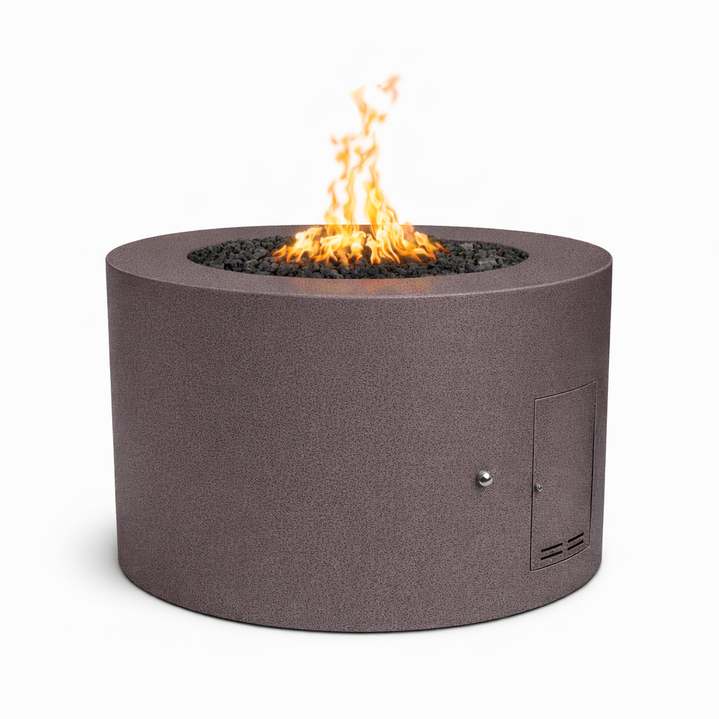 The Outdoor Plus - Unity Fire Pit – Powder Coated Steel - 24" Tall | Copper Vein Powder Coat