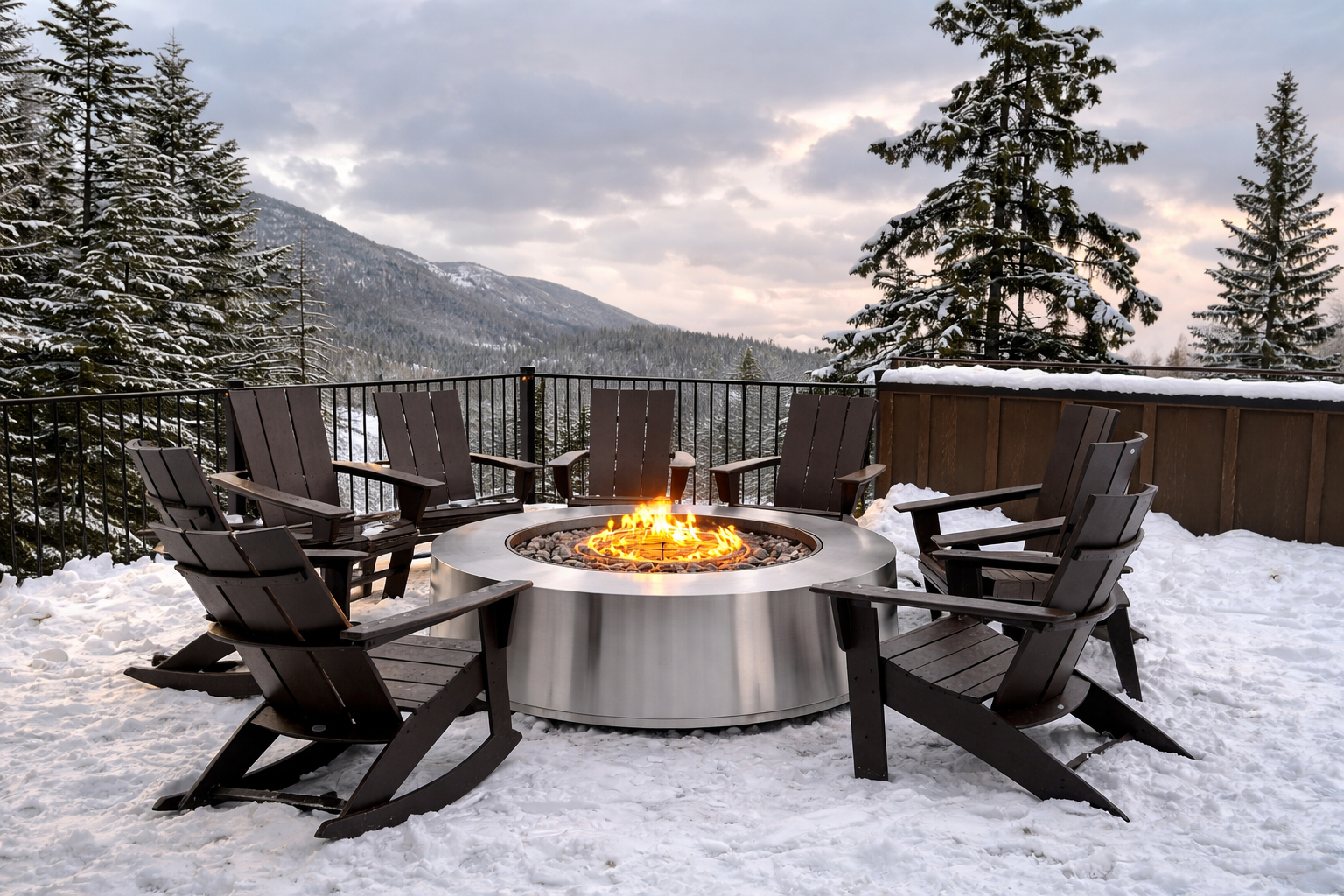 The Outdoor Plus - Unity Fire Pit – Stainless Steel - 18" Tall