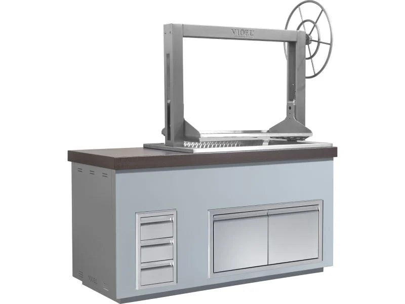 Videl - Brasa III Drop-In Outdoor Kitchen Package with Triple Drawer & 42" Door