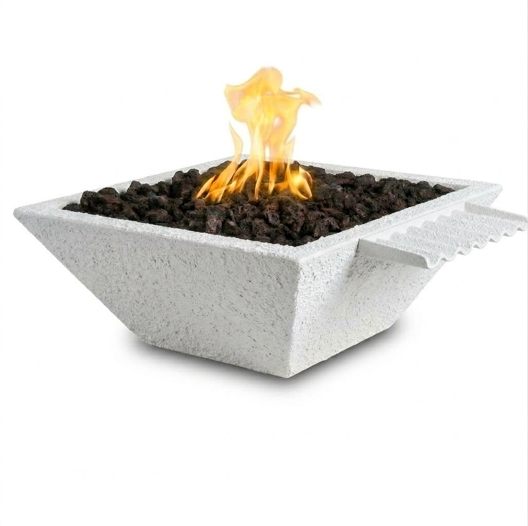 The Outdoor Plus Maya Powder Coated Fire & Water Bowl – Wave Scupper